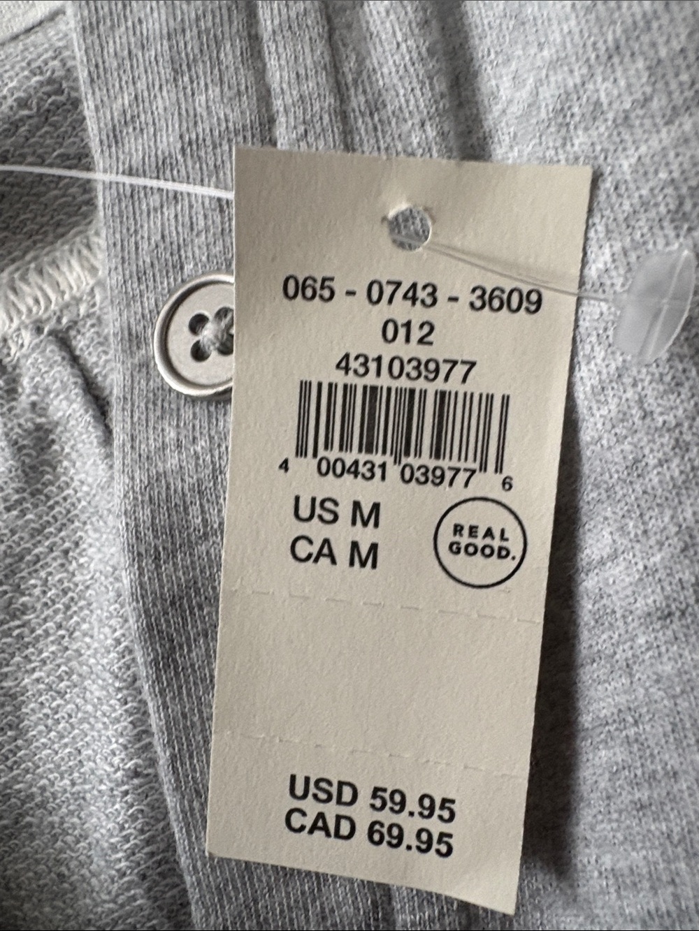 NWT Women’s aerie Light Gray Oversized Button-Down Shirt Size M - Picture 3 of 6